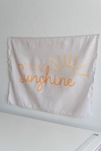 Fabric Tapestry Banner, You are my Sunshine, Kids Wall Art Room Decor