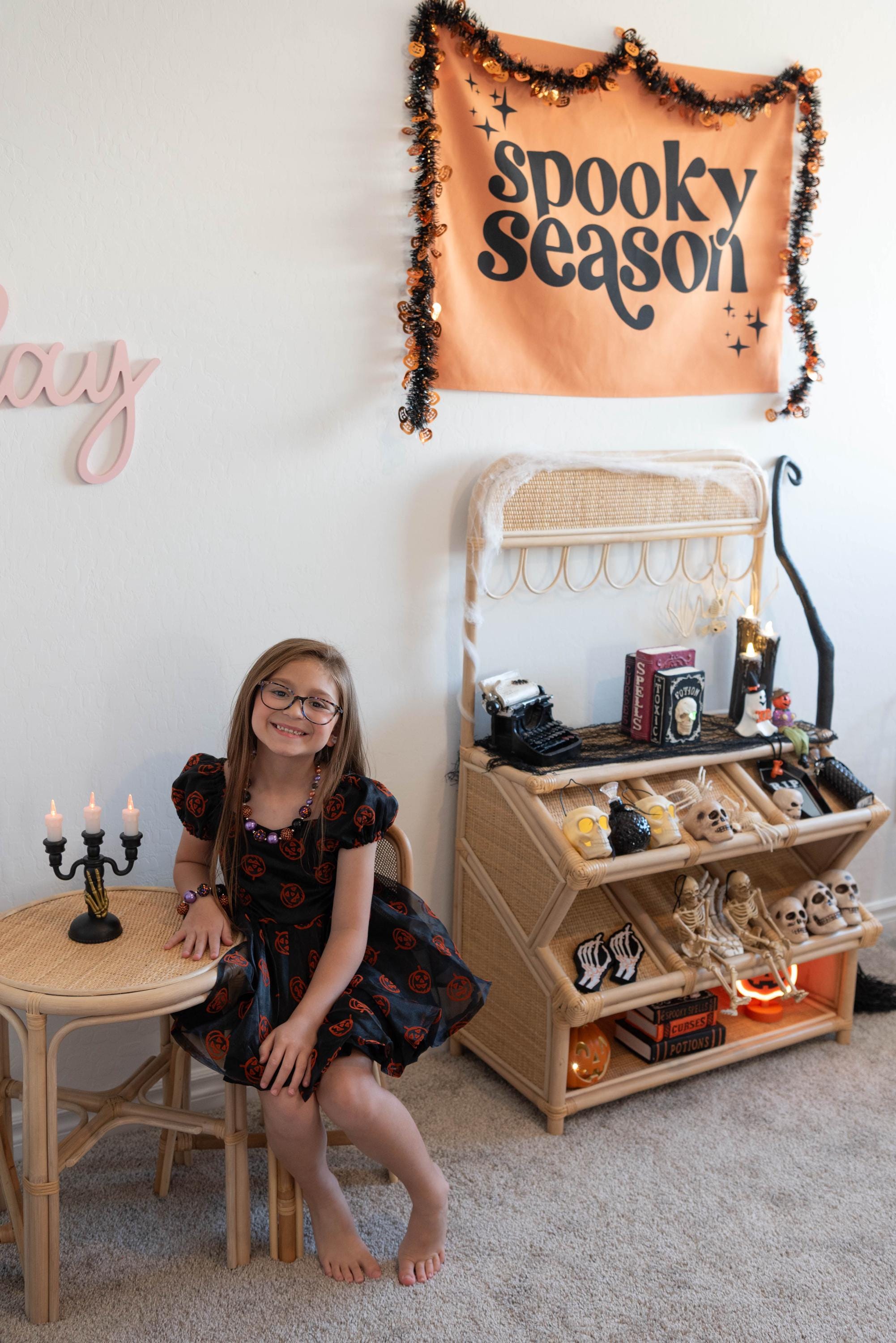 Halloween Banner, Spooky Season, Halloween Decor, Halloween Wall Art