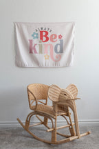 Fabric Tapestry Banner, Always Be Kind, Kids Wall Art Room Decor