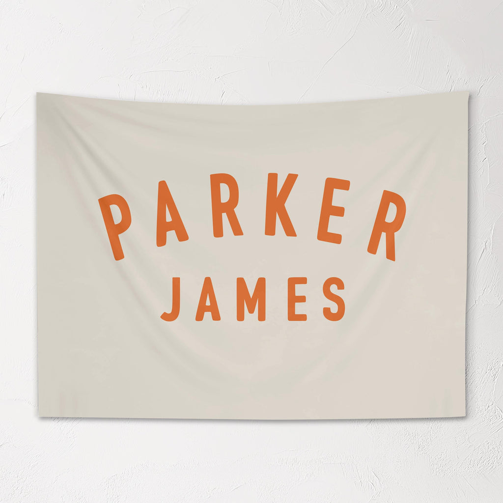 Personalized Name Banner, Custom Name Wall Art Hanging, Kids Wall Decor, Children's Wall Art
