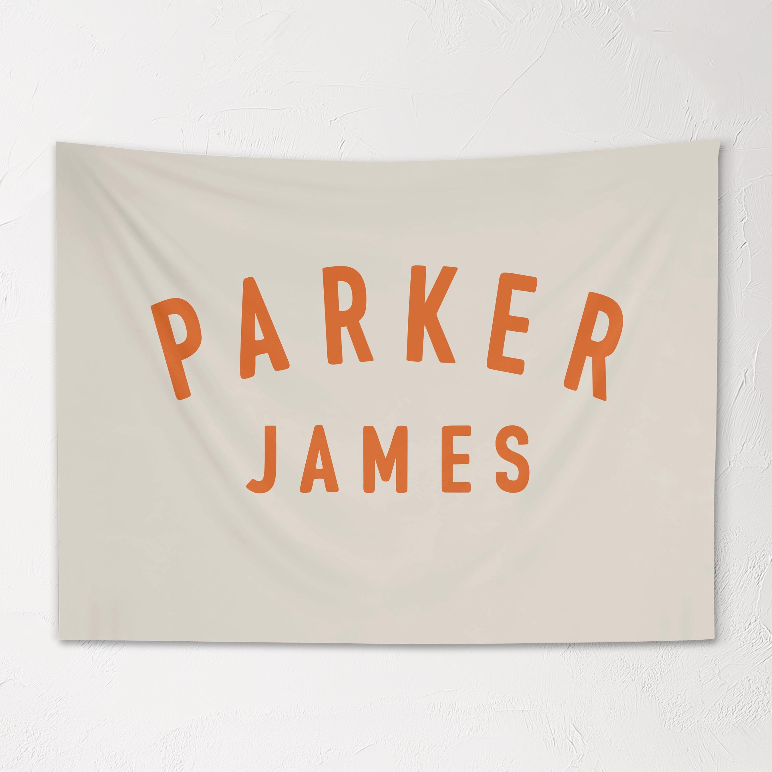 Personalized Name Banner, Custom Name Wall Art Hanging, Kids Wall Decor, Children's Wall Art