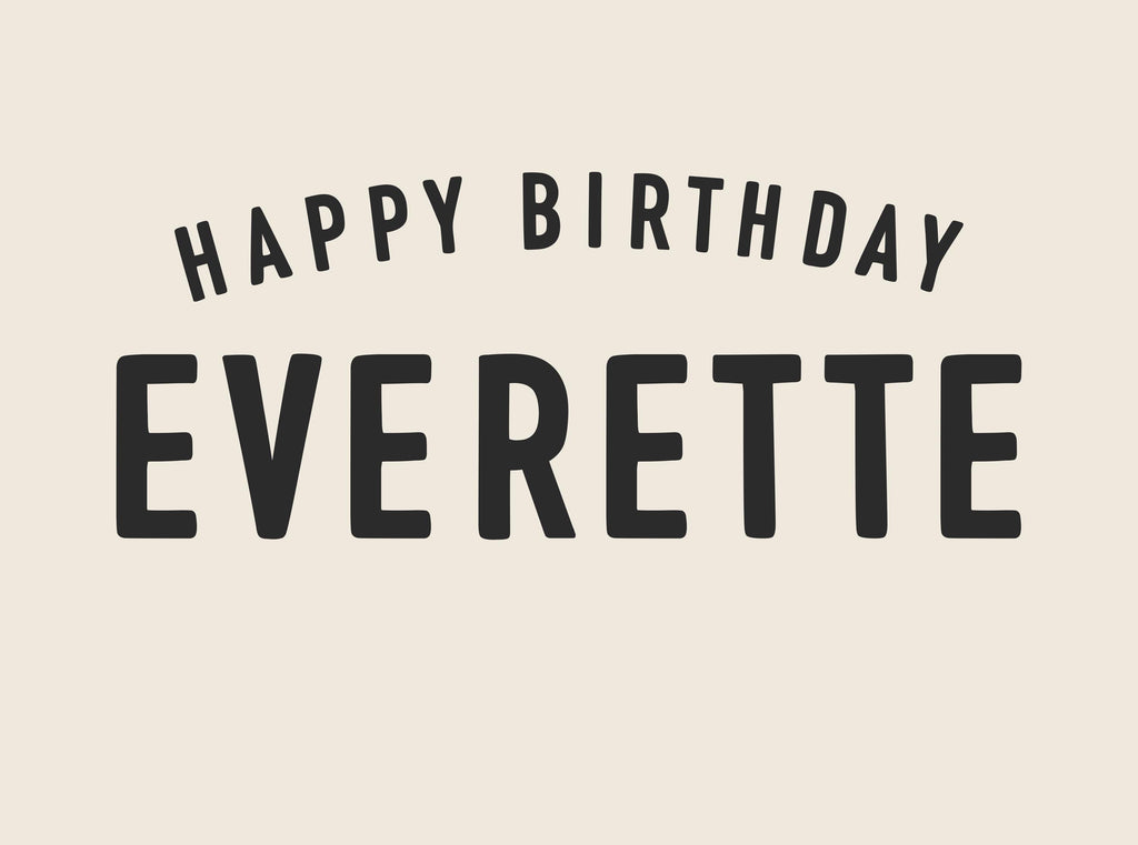 Custom Birthday Banner, Personalized Name Banners, Minimal Modern, Happy Birthday Wall Hanging