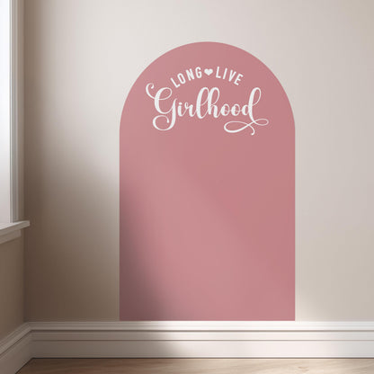 Magnet Magic Arch - Long Live Girlhood Magnetic Wall Decal for Kids