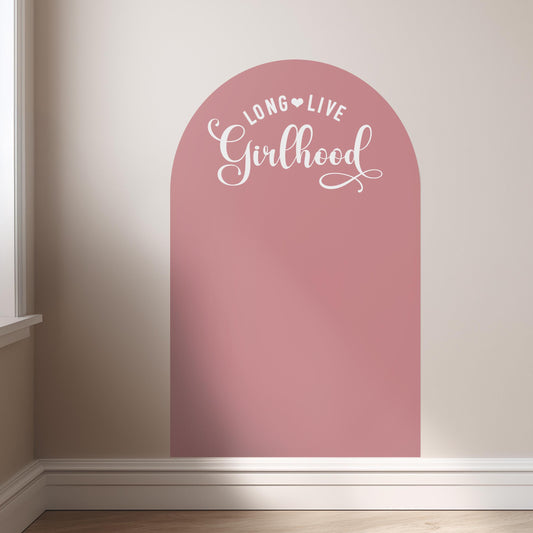 Magnet Magic Arch - Long Live Girlhood Magnetic Wall Decal for Kids
