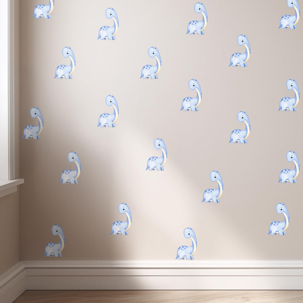 Blue Dinosaur Wall Decals