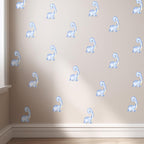 Blue Dinosaur Wall Decals