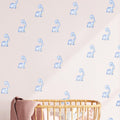 Blue Dinosaur Wall Decals