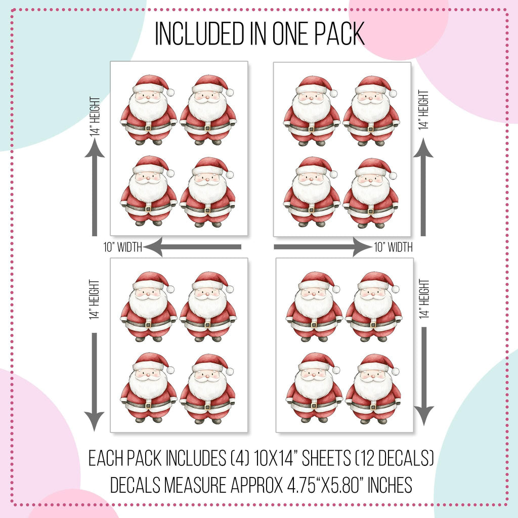 Cute Santa Wall Decals