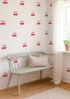 Bowtied Cherries Wall Decals