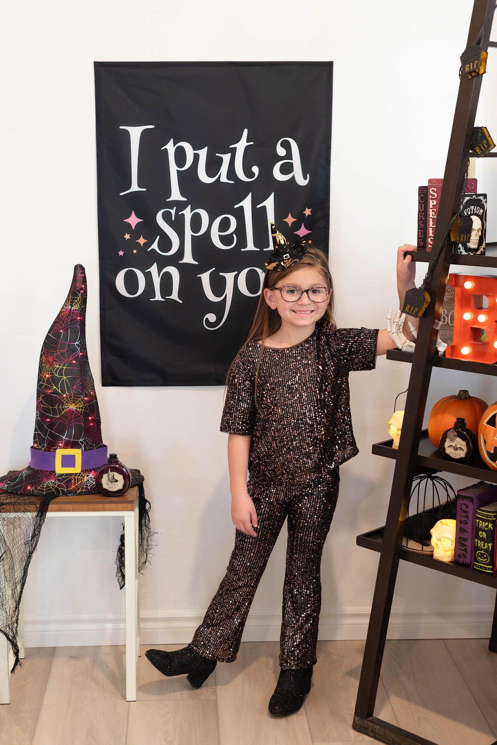Halloween Banner, I Put a Spell on You, Halloween Decor, Halloween Wall Art