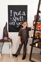 Halloween Banner, I Put a Spell on You, Halloween Decor, Halloween Wall Art