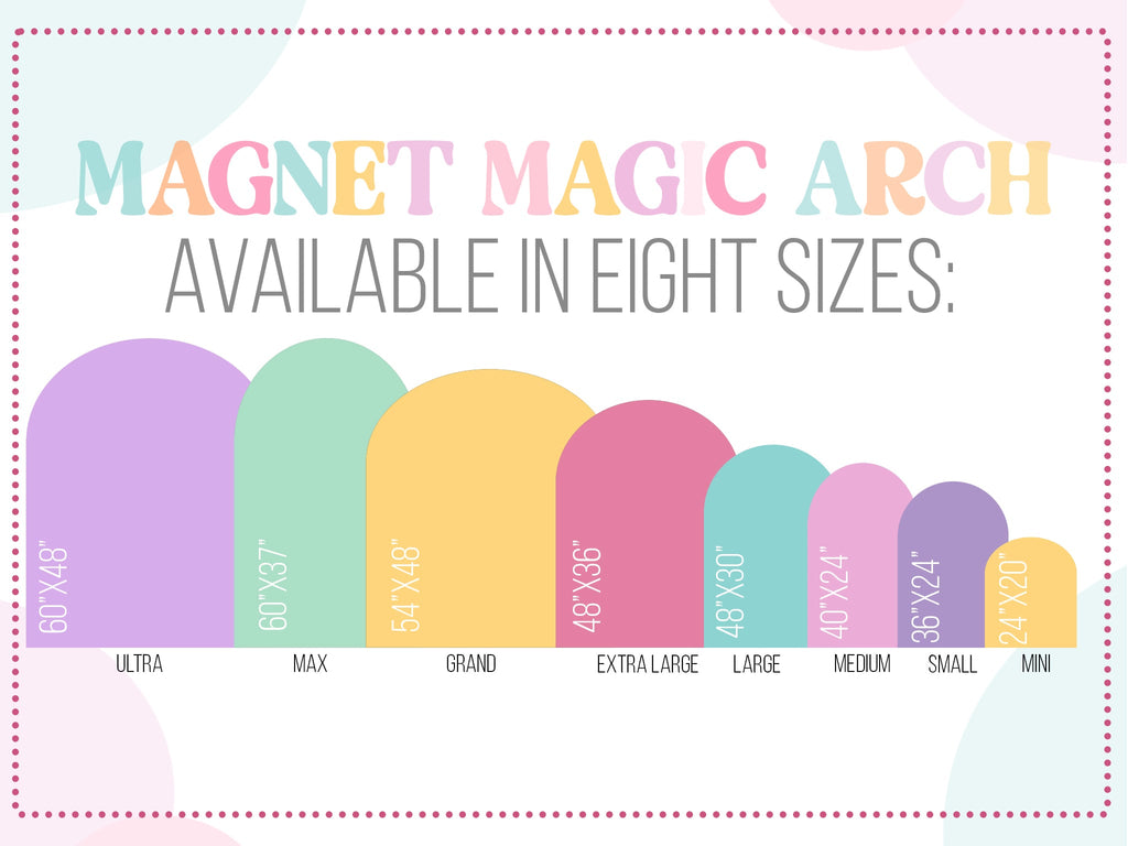 RTS Medium Magnet Magic Wall - Airforce Blue, Canary Yellow, Lollipop Available