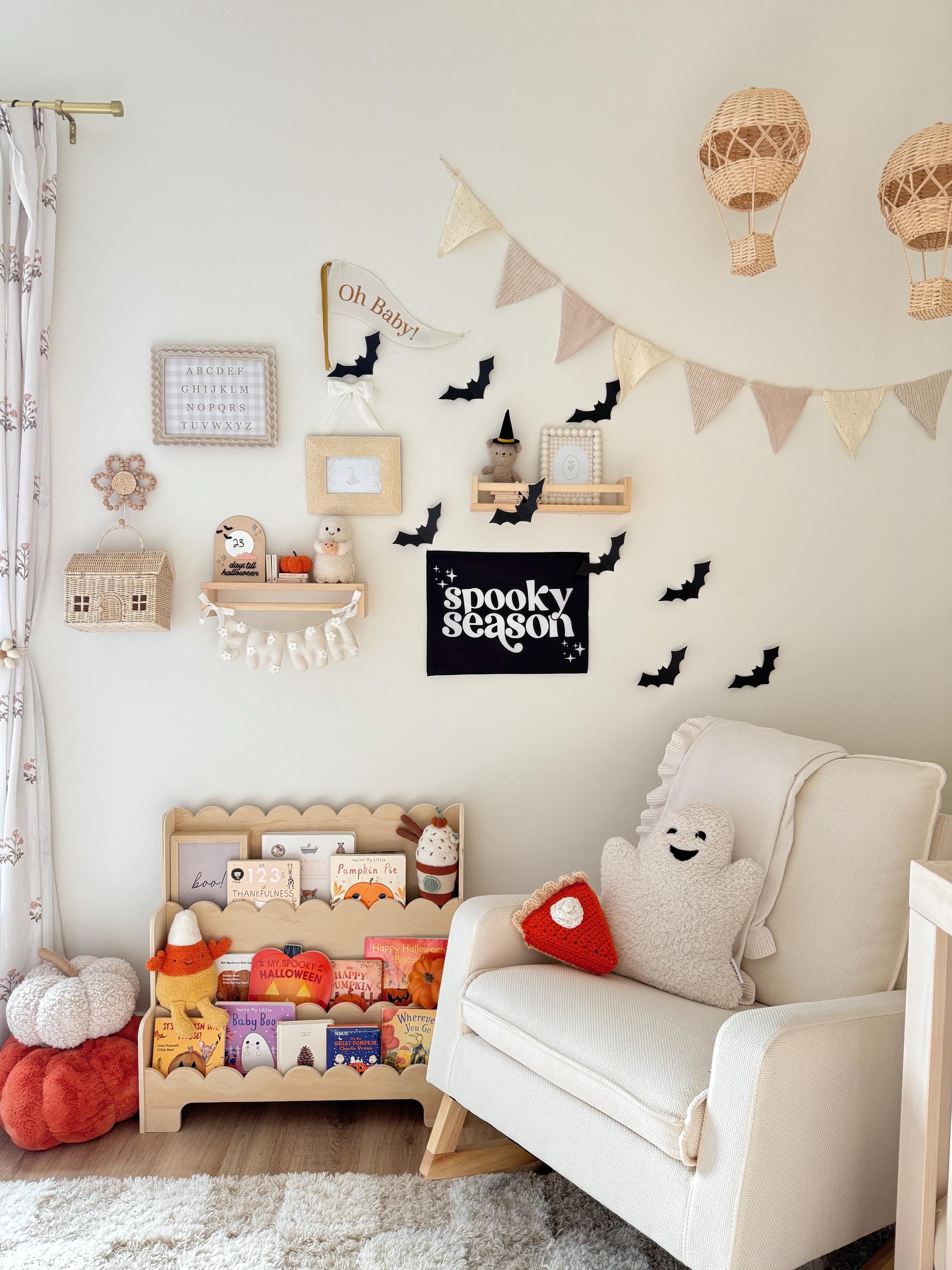 Halloween Banner, Spooky Season, Halloween Decor, Halloween Wall Art, Wall Hanging