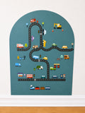 Road & Cars Set - Magnet Set For Magnet Magic Wall & More