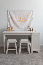 Fabric Tapestry Banner, You are my Sunshine, Kids Wall Art Room Decor