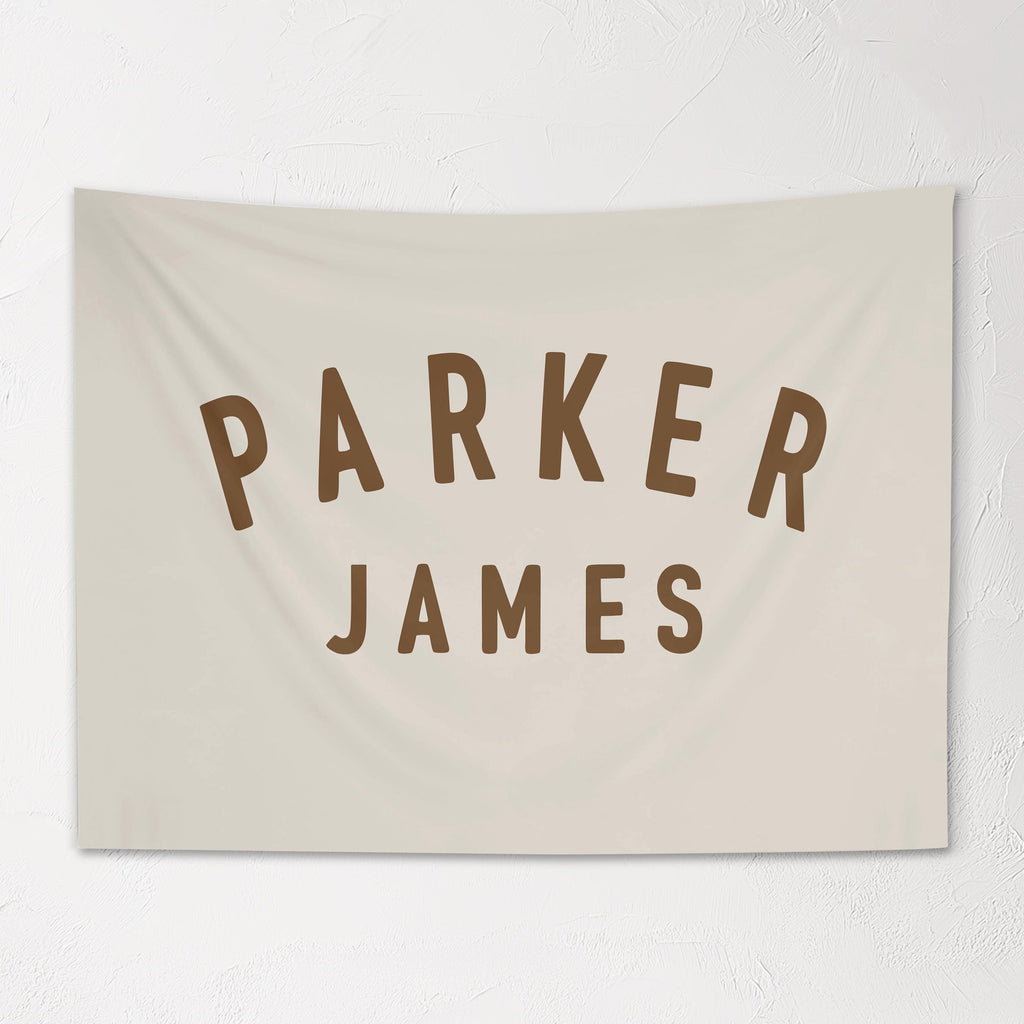 Personalized Name Banner, Custom Name Wall Art Hanging, Kids Wall Decor, Children's Wall Art