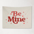 Fabric Tapestry Banner, Be Mine, Kids Wall Art Room Decor, Childrens Wall Art