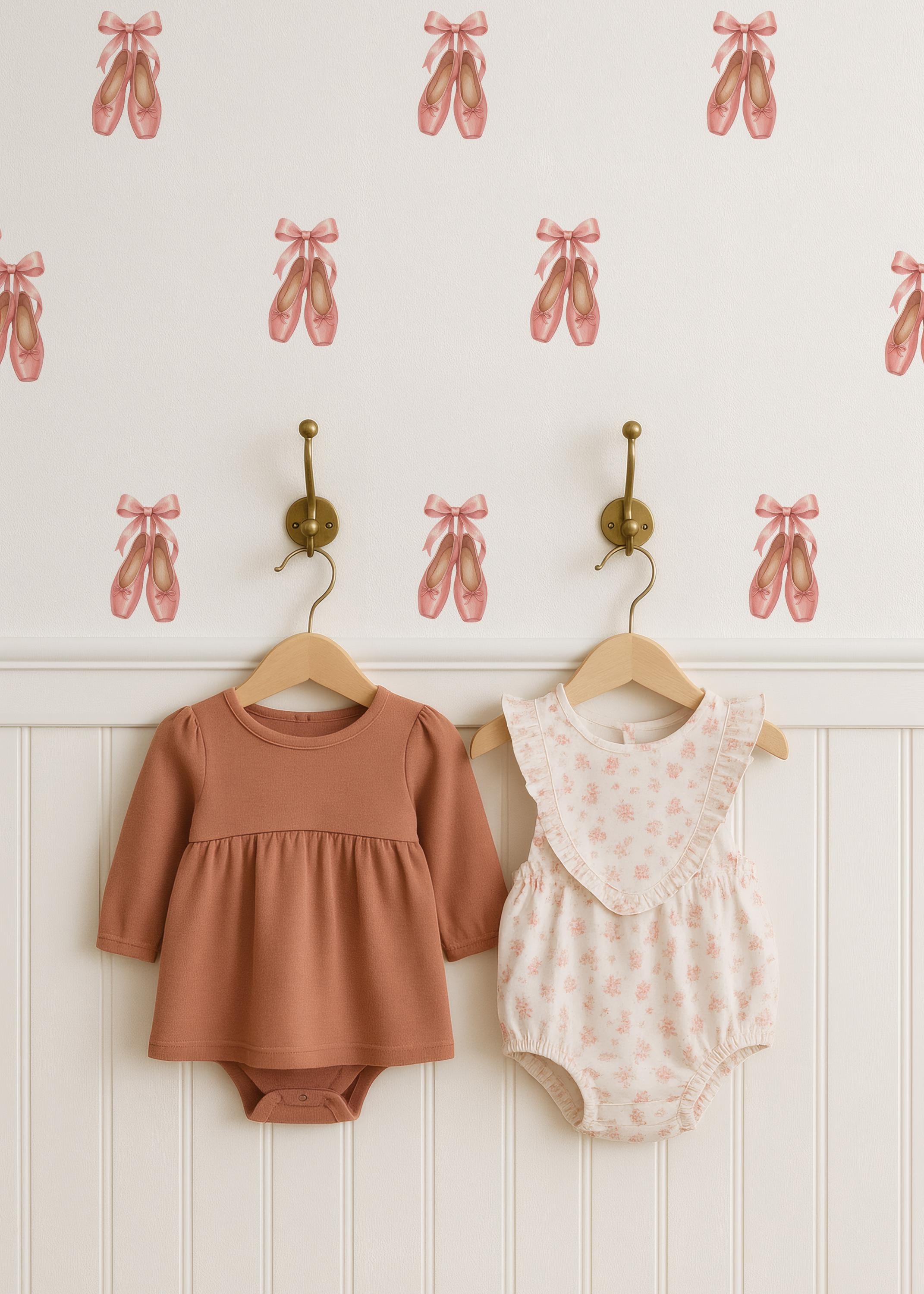 Ballerina Slippers Wall Decals