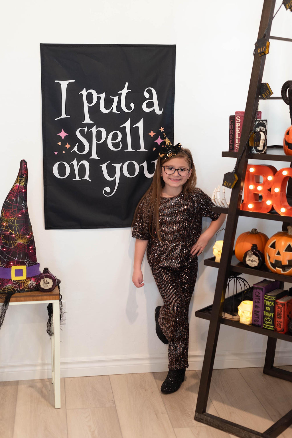 Halloween Banner, I Put a Spell on You, Halloween Decor, Halloween Wall Art