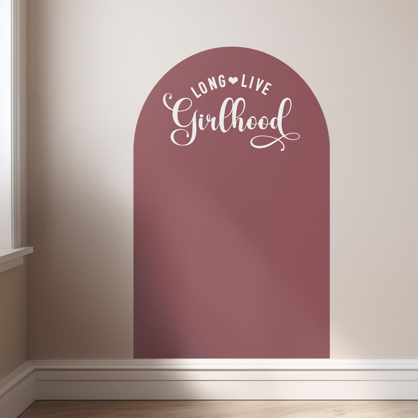 Magnet Magic Arch - Long Live Girlhood Magnetic Wall Decal for Kids