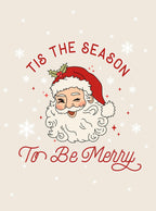Christmas Banner, Tis the Season to be Merry, Kids Fabric Tapestry