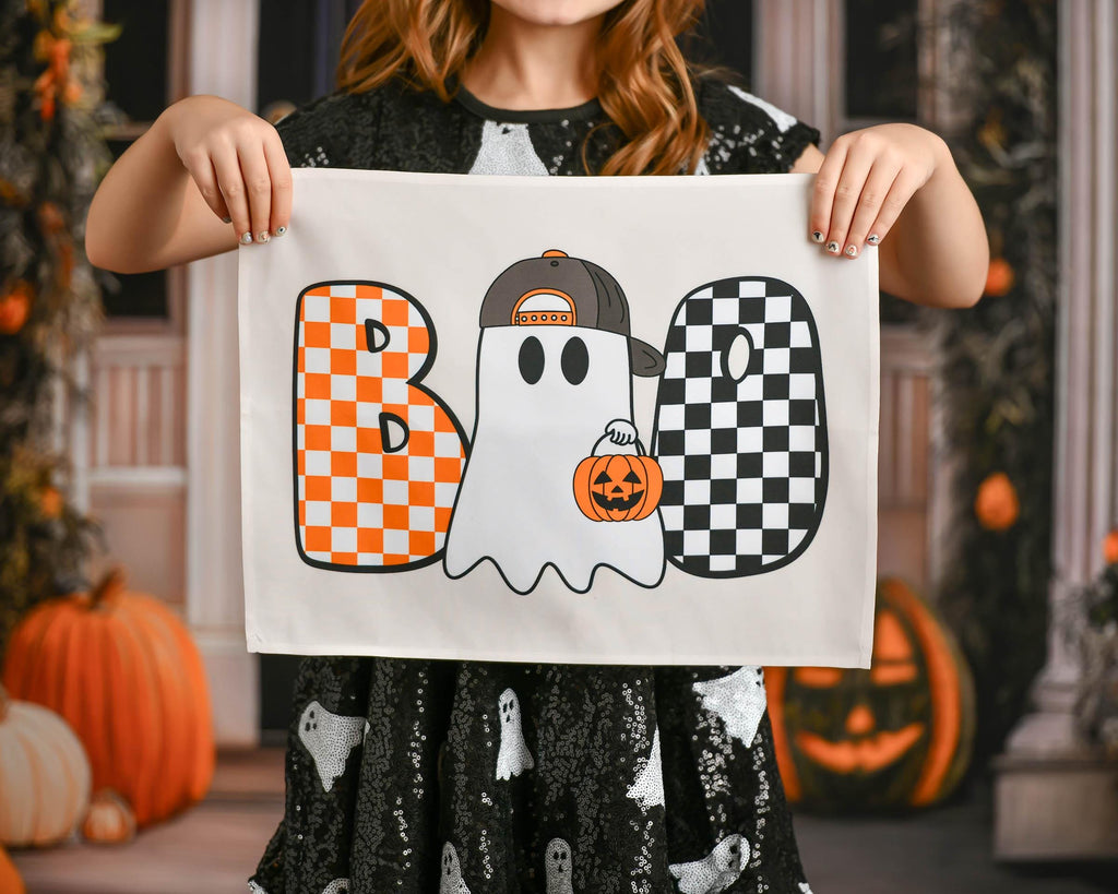 Halloween Banner, Boo Boy, Halloween Decor, Halloween Wall Art, Wall Hanging