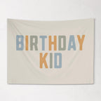 Fabric Tapestry Banner, Birthday Kid , Kids Wall Art Room Decor
