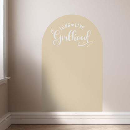 Magnet Magic Arch - Long Live Girlhood Magnetic Wall Decal for Kids