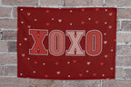 XOXO Fabric Tapestry Banner: Kids Room Wall Decor, USA Made