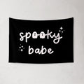 Halloween Banner, Spooky Babe, Halloween Decor, Halloween Wall Art