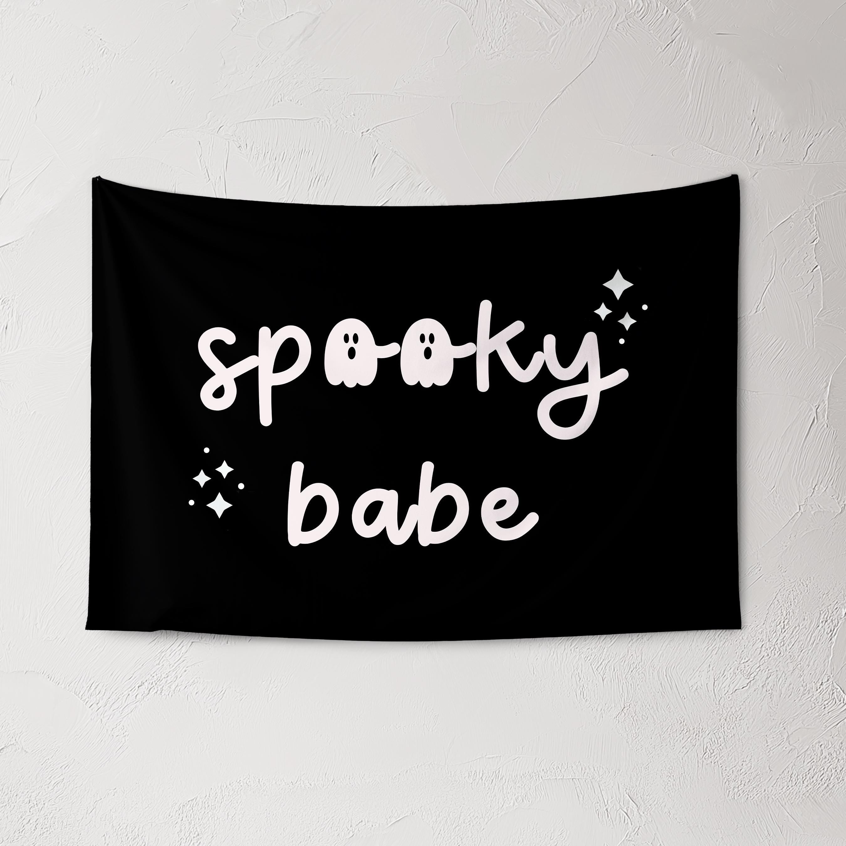 Halloween Banner, Spooky Babe, Halloween Decor, Halloween Wall Art