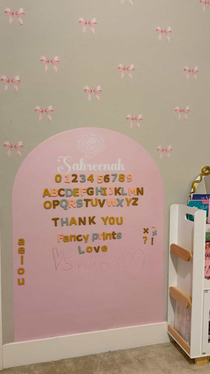 Girls Personalized Playroom Magnet Magic Arch