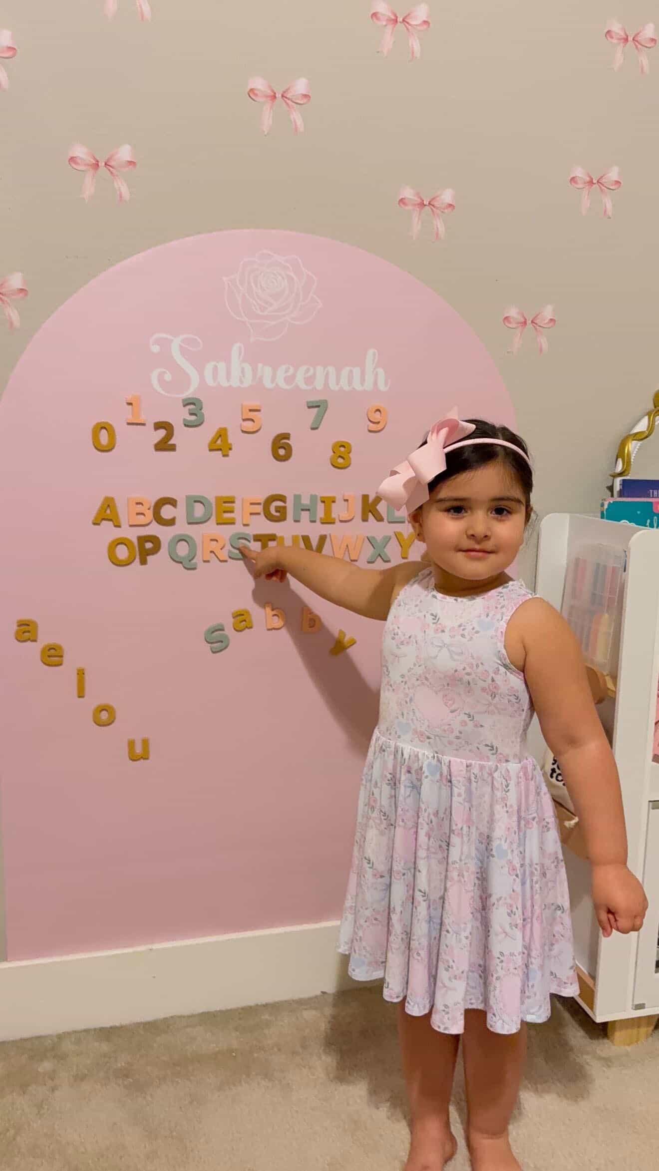 Girls Personalized Playroom Magnet Magic Arch