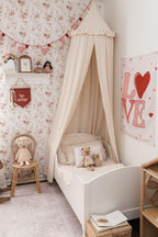 Fabric Tapestry Banner, Love Heart, Kids Wall Art Room Decor, Childrens Wall Art