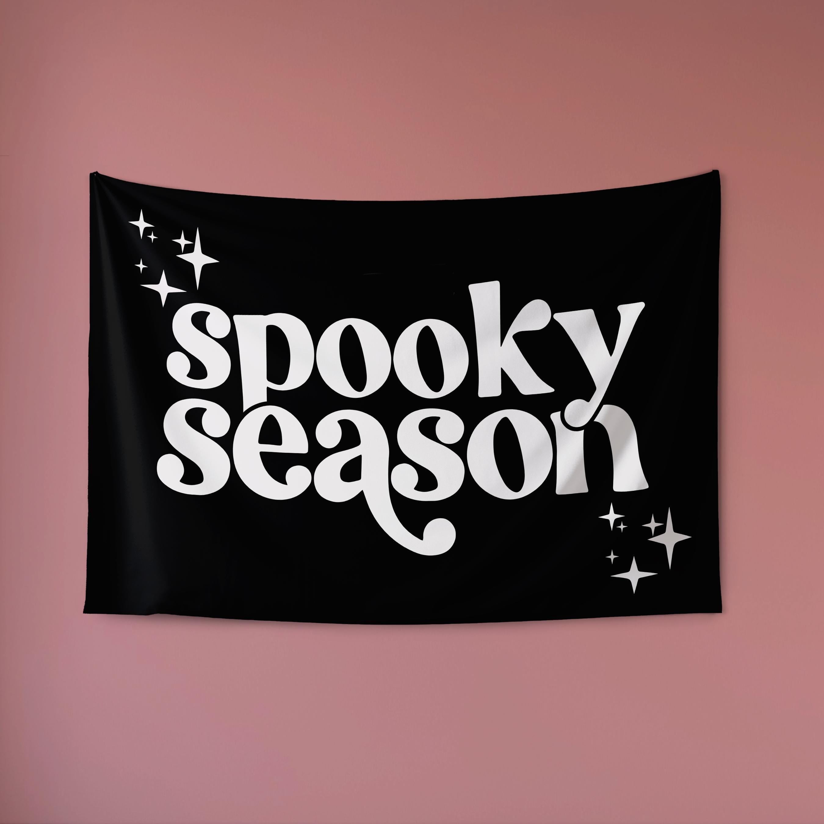 Halloween Banner, Spooky Season, Halloween Decor, Halloween Wall Art, Wall Hanging