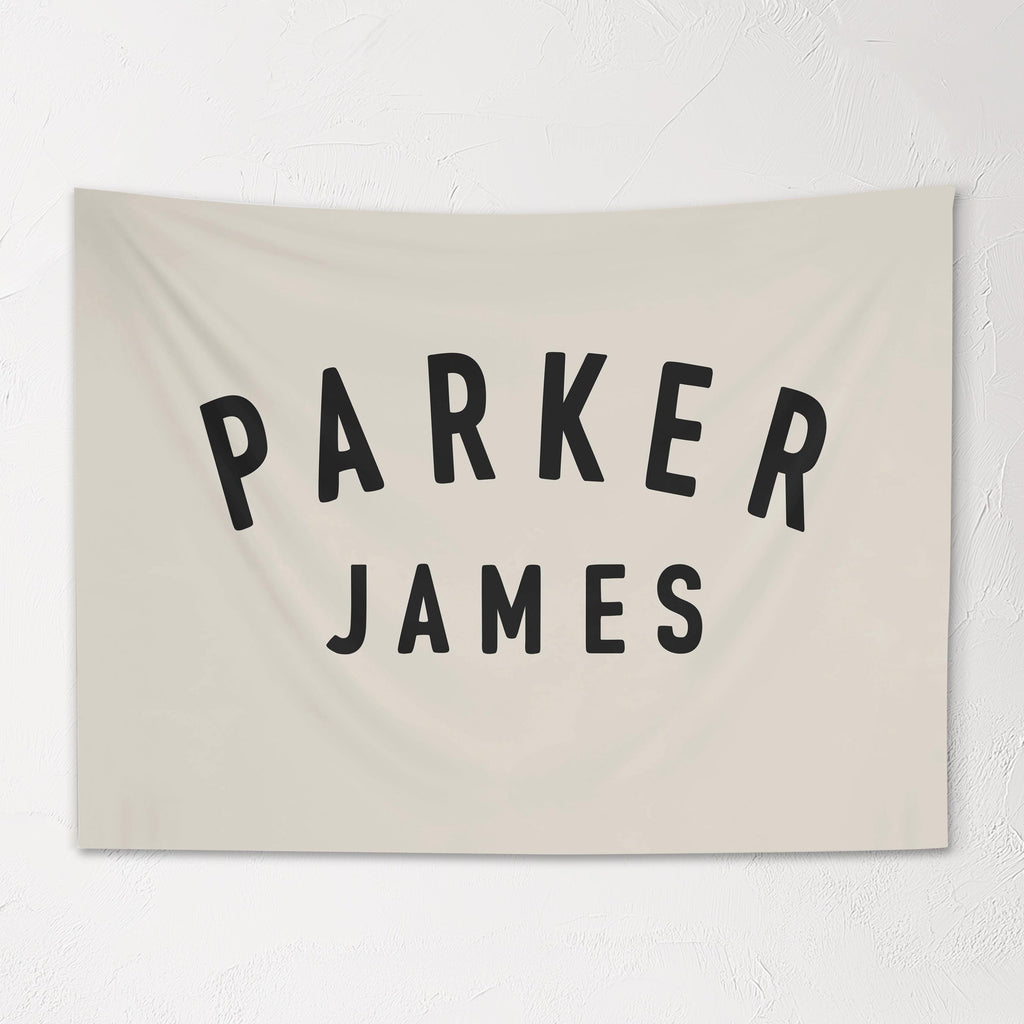 Personalized Name Banner, Custom Name Wall Art Hanging, Kids Wall Decor, Children's Wall Art