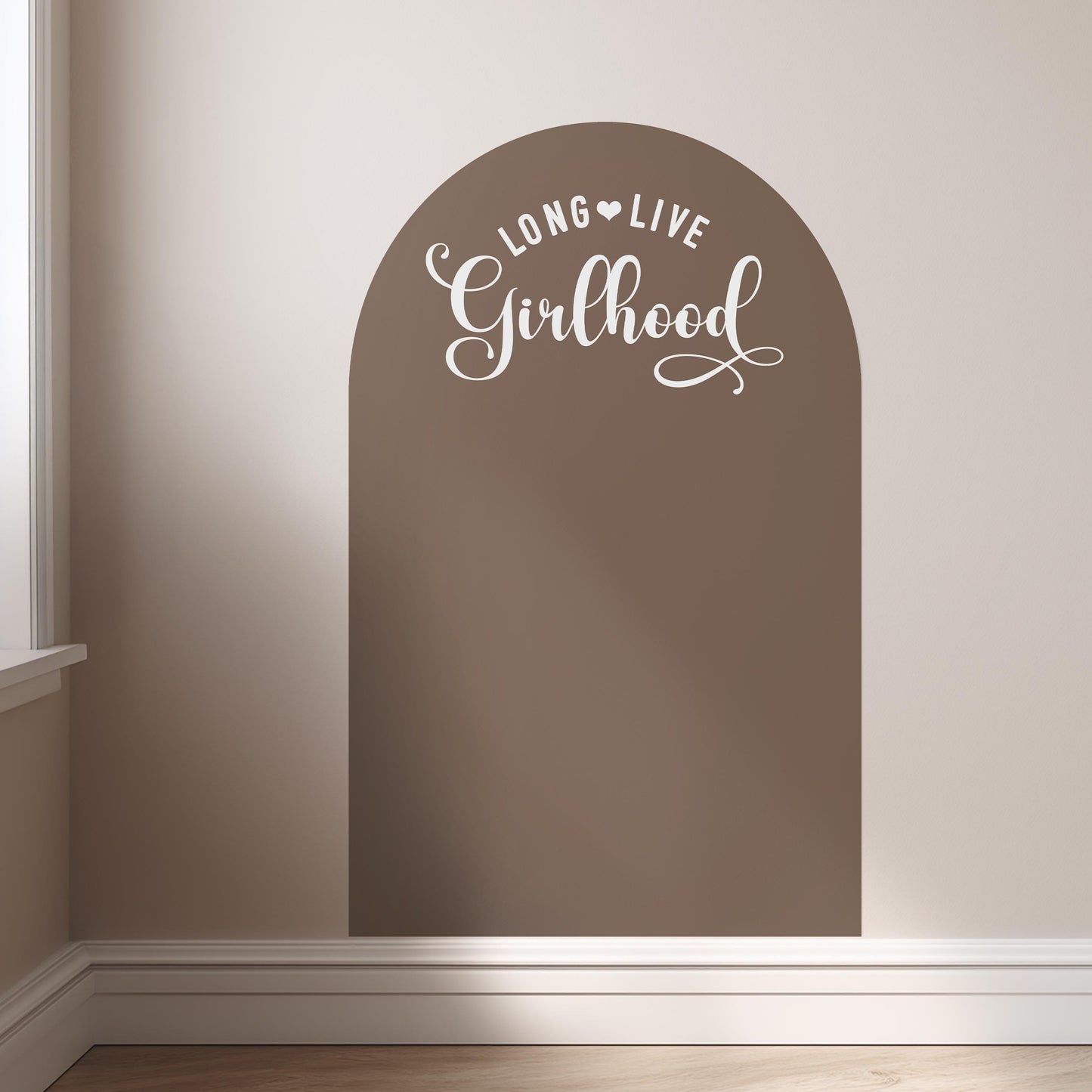 Magnet Magic Arch - Long Live Girlhood Magnetic Wall Decal for Kids