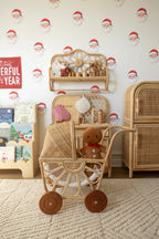 Red Santa Wall Decals