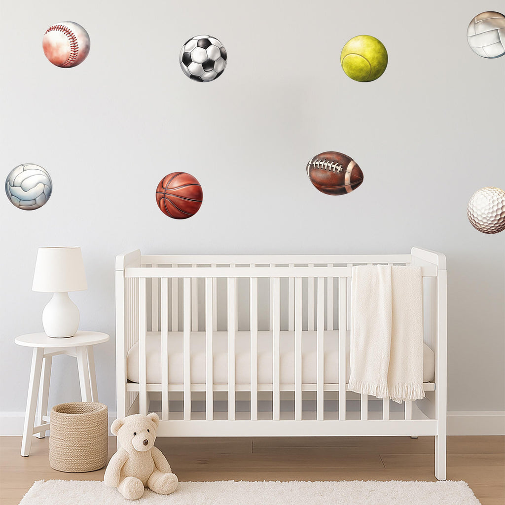 Sports Balls Wall Decals