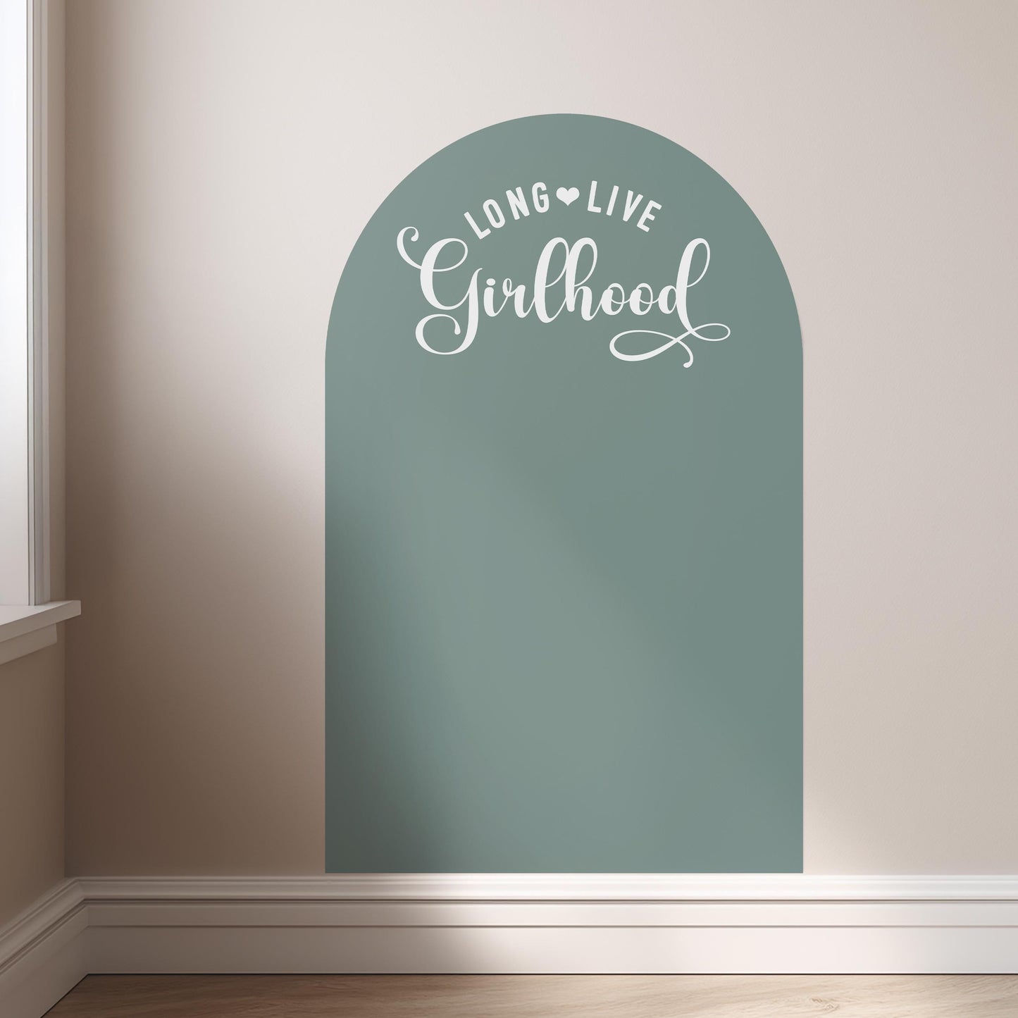 Magnet Magic Arch - Long Live Girlhood Magnetic Wall Decal for Kids