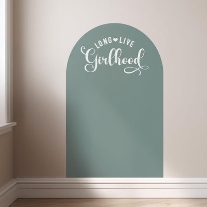Magnet Magic Arch - Long Live Girlhood Magnetic Wall Decal for Kids