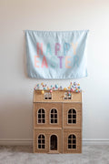 Fabric Tapestry Banner, Happy Easter, Kids Wall Art Room Decor, Children's Wall Art