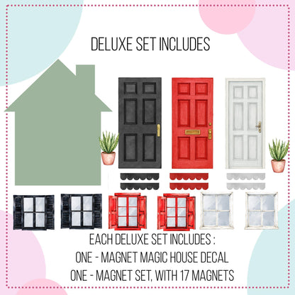 Magnet Magic Magnetic House Wall Decal for Kids