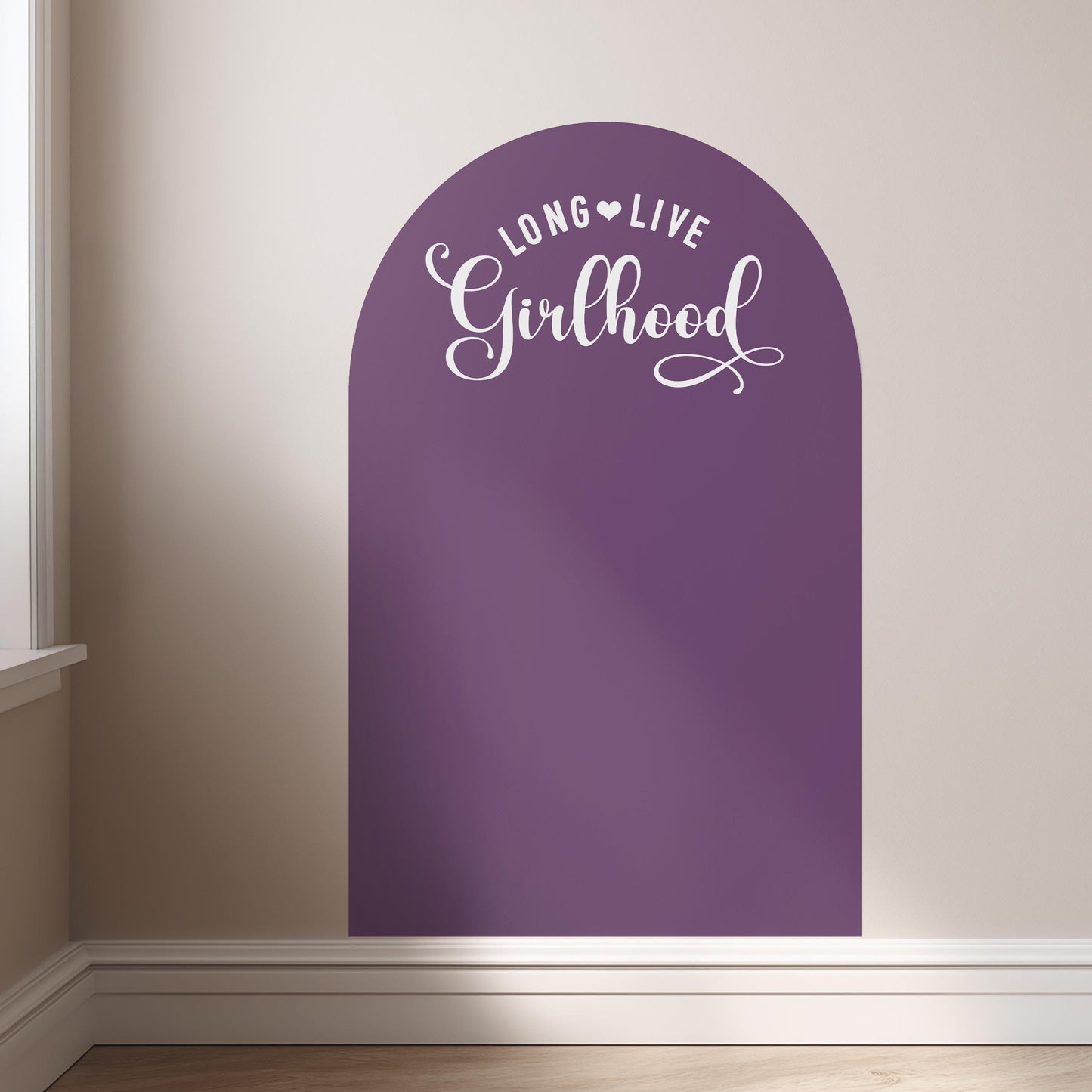 Magnet Magic Arch - Long Live Girlhood Magnetic Wall Decal for Kids