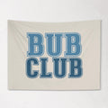 Fabric Tapestry Banner, Bub Club , Kids Wall Art Room Decor, Childrens Wall Art
