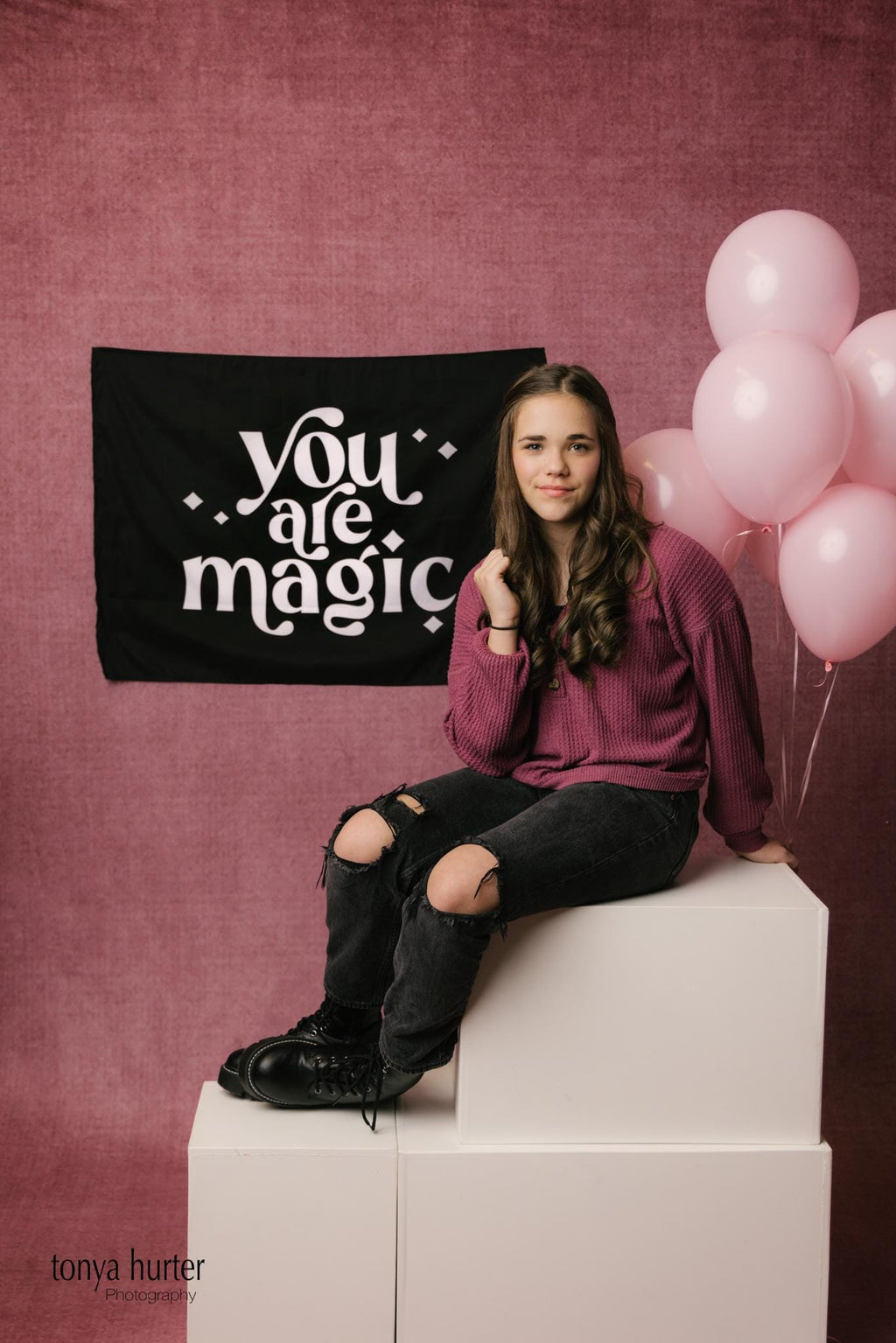 Fabric Tapestry Banner, You Are Magic , Kids Wall Art Room Decor