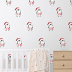 Cute Christmas Penguin Wall Decals