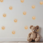 Watercolor Sunshine Wall Decals