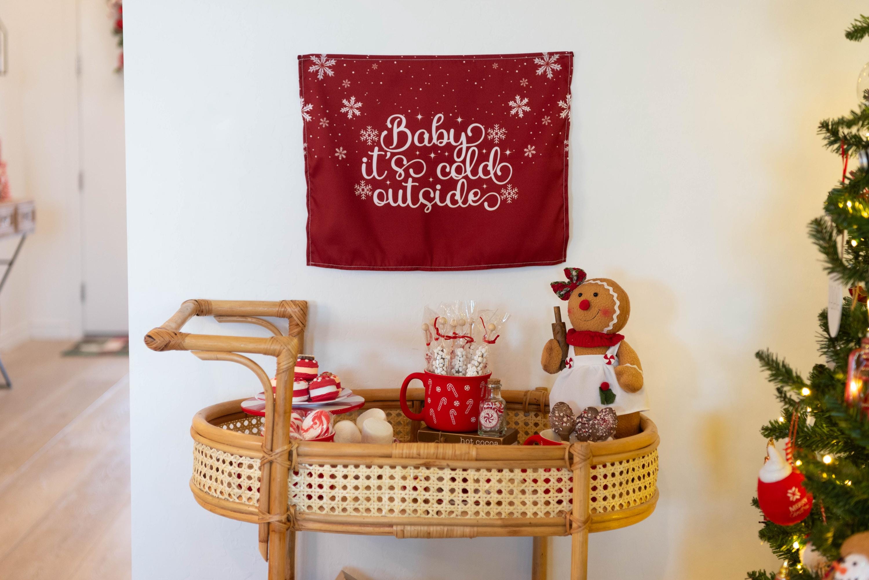 Baby It's Cold Outside Christmas Banner