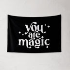 Fabric Tapestry Banner, You Are Magic , Kids Wall Art Room Decor